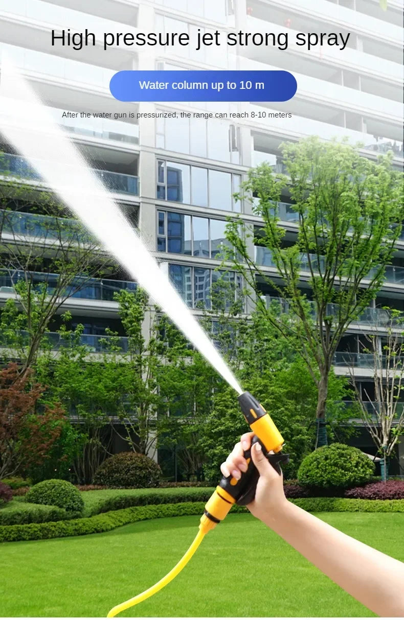 10-20 Meter Telescopic Water Pipe with High-pressure Nozzle Car Washing Tool Set Extension Hose Water Hose for Pressure Cleaner