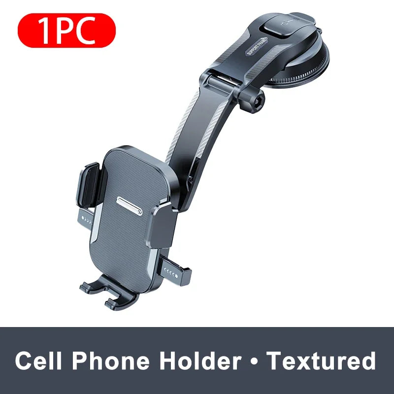 Soporte para teléfono móvil SEAMETAL con ventosa para coche, soporte para smartphone y celular en el coche.