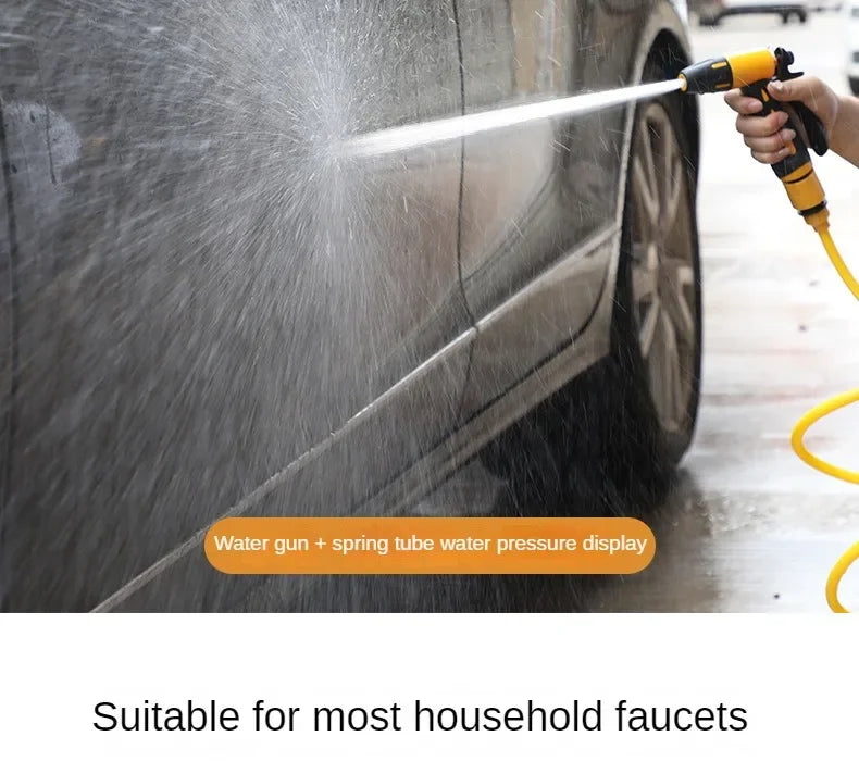 10-20 Meter Telescopic Water Pipe with High-pressure Nozzle Car Washing Tool Set Extension Hose Water Hose for Pressure Cleaner