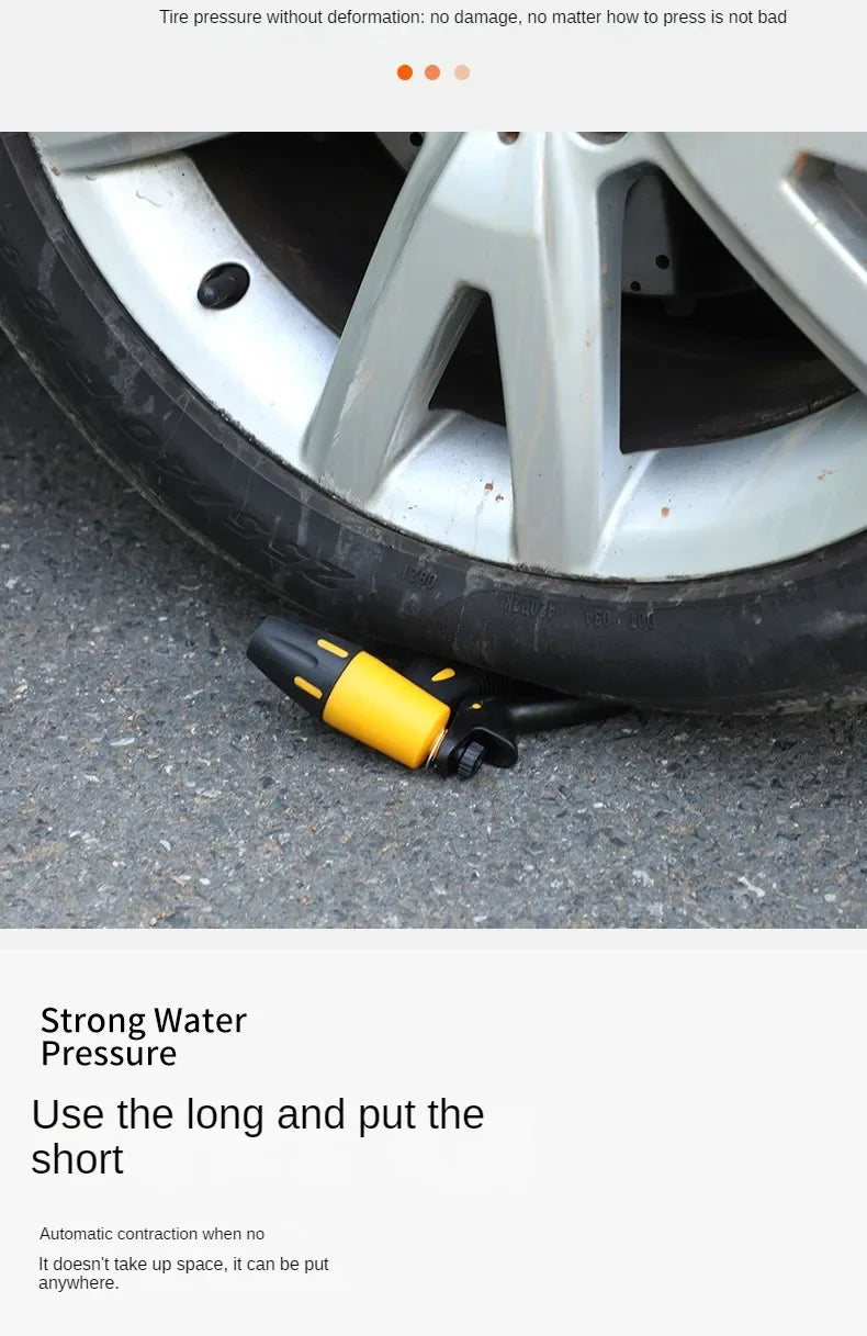 10-20 Meter Telescopic Water Pipe with High-pressure Nozzle Car Washing Tool Set Extension Hose Water Hose for Pressure Cleaner