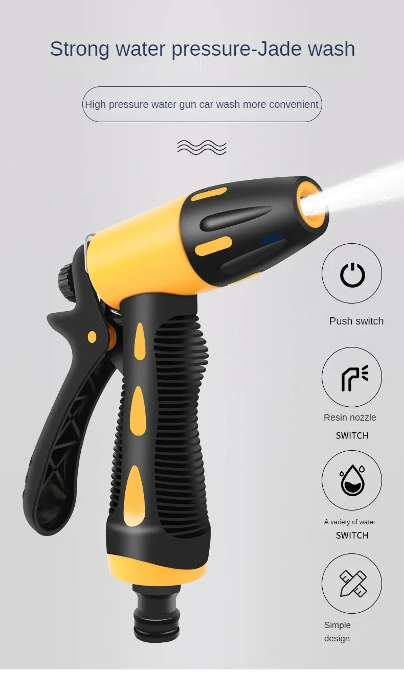 10-20 Meter Telescopic Water Pipe with High-pressure Nozzle Car Washing Tool Set Extension Hose Water Hose for Pressure Cleaner