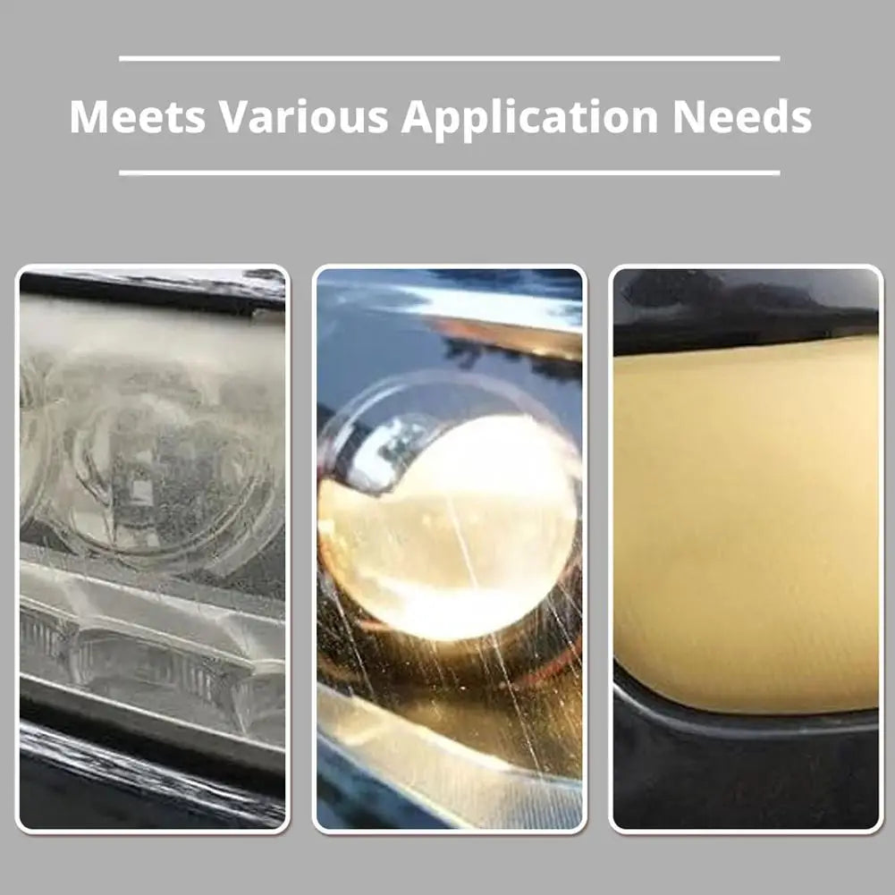 Car Headlight Restoration Polishing Kits Headlamp Scratch Remover Repair Cleaning Paste Remove Oxidation Headlight Polish Liqui