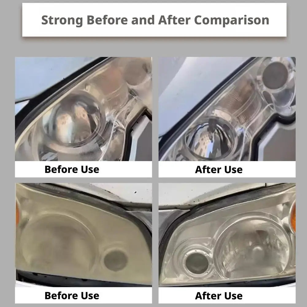 Car Headlight Restoration Polishing Kits Headlamp Scratch Remover Repair Cleaning Paste Remove Oxidation Headlight Polish Liqui